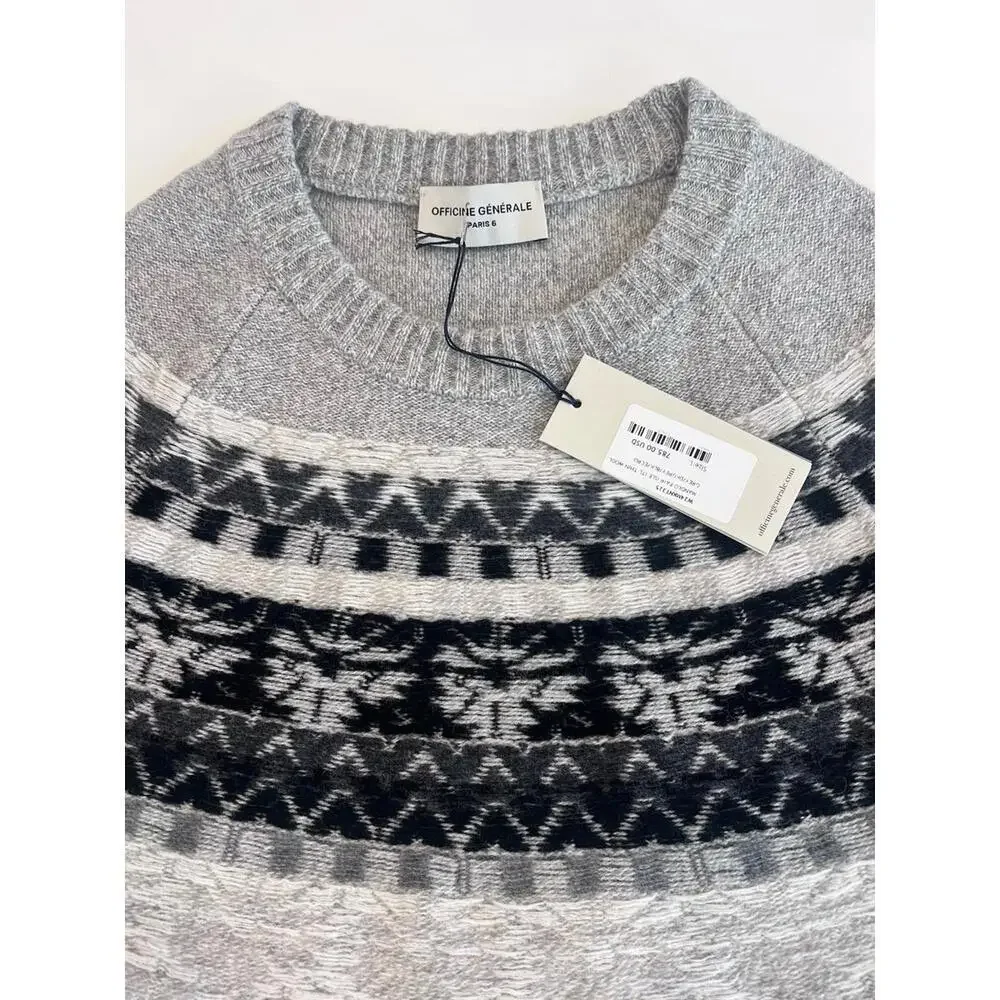 $789 officiate generale Manila Wool Sweater Size Large